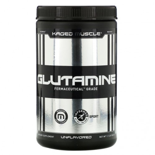 Kaged Muscle, 글루타민, 가미 안됨, 1.1 lbs (500 g)