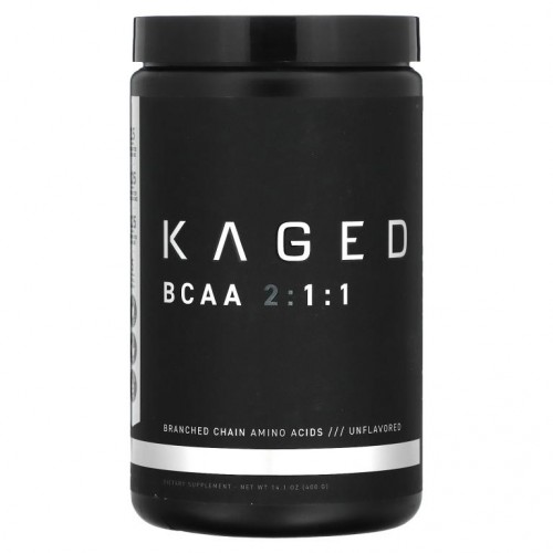 Kaged Muscle, BCAA 2:1:1, 무맛, 400g(14.1oz)