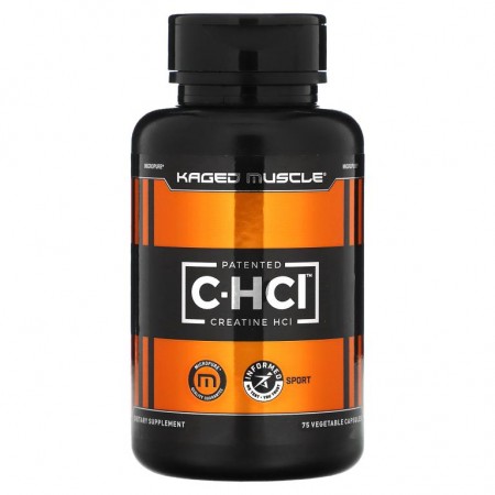 Kaged Muscle, 특허받은 C-HCI, 식물성 캡슐 75정