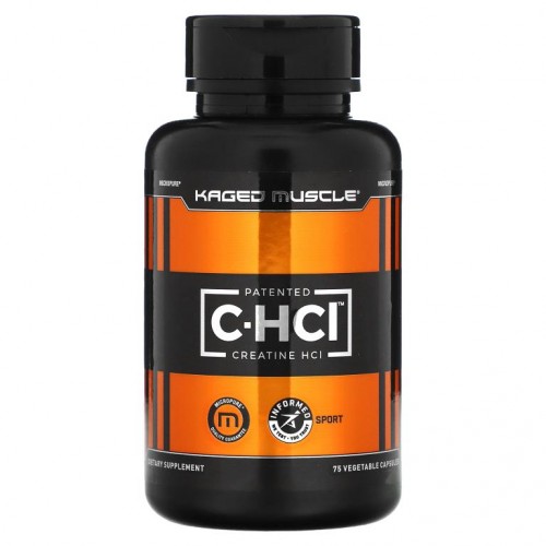 Kaged Muscle, 특허받은 C-HCI, 식물성 캡슐 75정