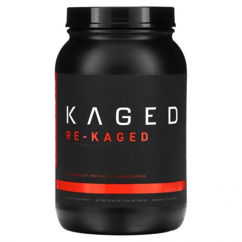Kaged Muscle, PRE-KAGED, 운동 후 단백질, 오렌지 크림, 834g(1.84lb)