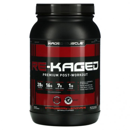 Kaged Muscle, Re-Kaged, 프리미엄 포스트 워크아웃, 830g(1.83lb)