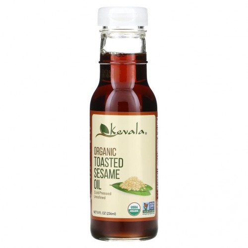 Kevala, 유기농 볶은 참깨 오일, 236ml(8fl oz)