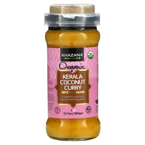 Khazana, Organic Kerala Coconut Simmer Sauce, 12.7 oz (360 g)