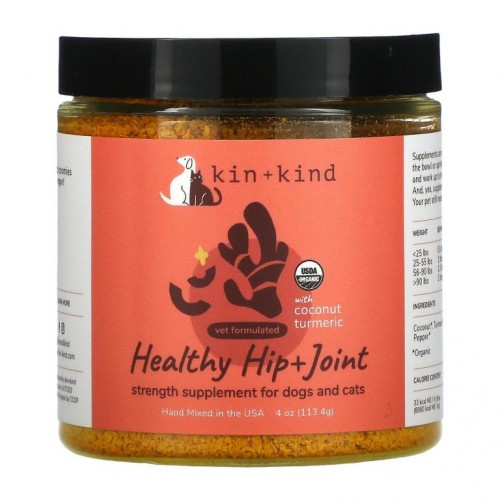 Kin+Kind, 건강한 고관절, 반려견 및 반려묘용, 113.4g(4oz)
