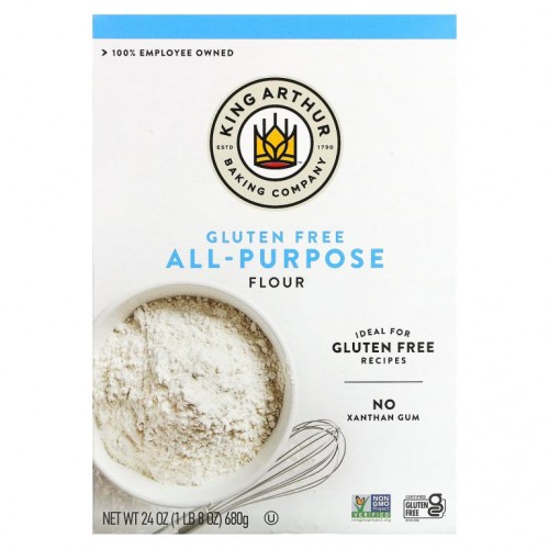 King Arthur Flour, 다목적 가루, 글루텐 무함유, 680g(24oz)