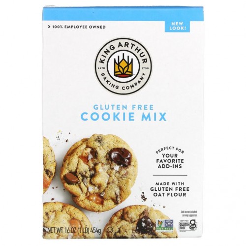 King Arthur Flour, 글루텐 프리 쿠키 믹스, 16 온스 (454 g)