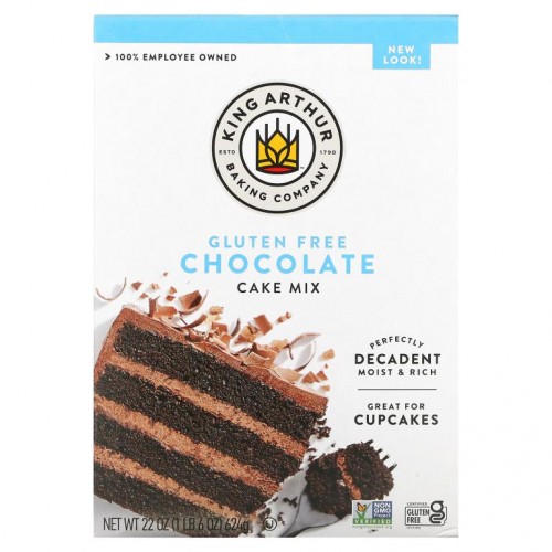 King Arthur Flour, 글루텐 프리 초코렛 케이크 믹스,22 온스 (624 g)