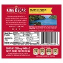 King Oscar, Wild Caught, Sardines In Dijon Mustard, 3.75 oz (106 g)