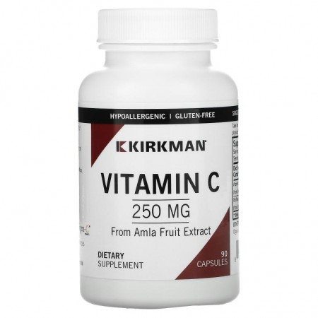 Kirkman Labs, 비타민C, 250mg, 캡슐 90정