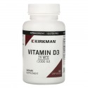 Kirkman Labs, 비타민D3, 25mcg(1,000IU), 캡슐 120정