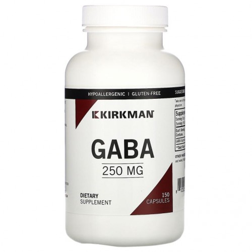 Kirkman Labs, GABA, 250mg, 캡슐 150정