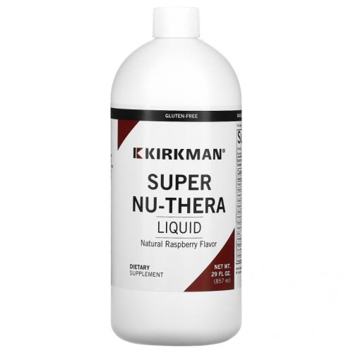 Kirkman Labs, Super Nu-Thera 액상 비타민, 천연 라즈베리 맛, 857ml(29fl oz)