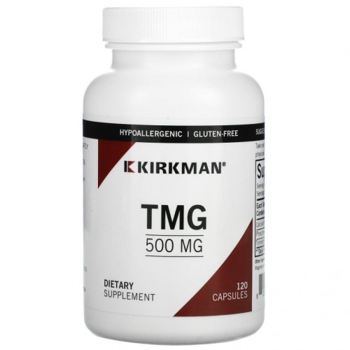 Kirkman Labs, TMG, 500mg, 캡슐 120정
