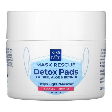 Kiss My Face, Mask Rescue Detox Pads, 60 Pads
