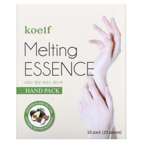 Koelf, 멜팅 에센스 핸드팩, 10쌍