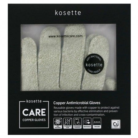 Kosette, 구리 항균 장갑, 대형, 1켤레