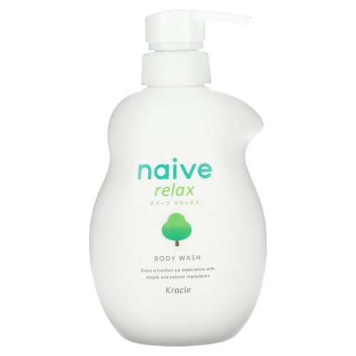 Kracie, Naive, 바디 워시, 릴랙스, 530ml(17.9fl oz)