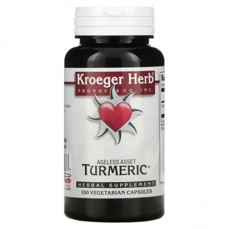 Kroeger Herb Co, 강황, 베지 캡슐 100정