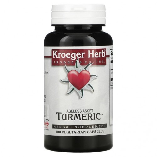 Kroeger Herb Co, 강황, 베지 캡슐 100정