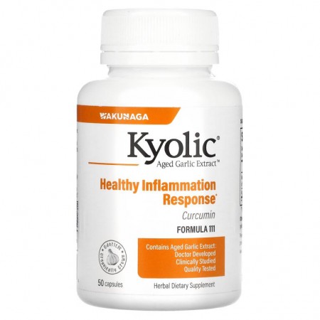 Kyolic, Aged Garlic Extract, 커큐민, 캡슐 50정