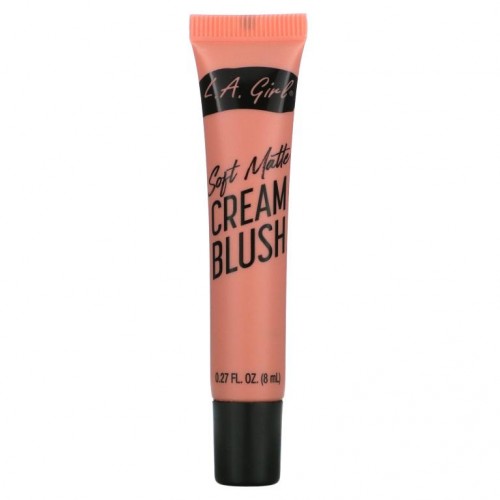L.A. Girl, 블렌더블 치크 + 립 컬러, 소프트 매트 크림 블러셔, 로즈버드, 8ml(0.27fl oz)
