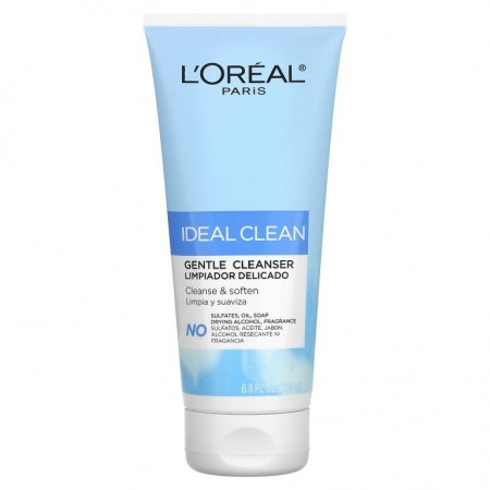 L'Oreal, 아이디얼 클린, 순한 클렌저, 200ml(6.8fl oz)