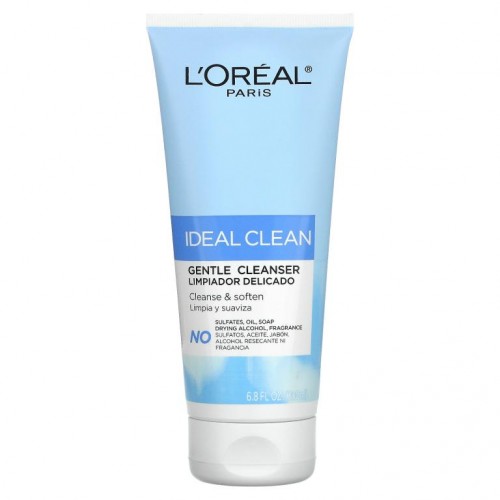 L'Oreal, 아이디얼 클린, 순한 클렌저, 200ml(6.8fl oz)