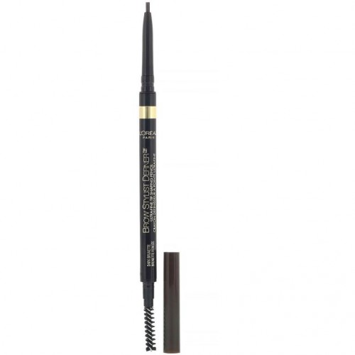 L'Oreal, 브로우 스타일리스트 디파이너, 울트라 파인 팁, 390 다크 브루넷, 0.003oz(90mg)