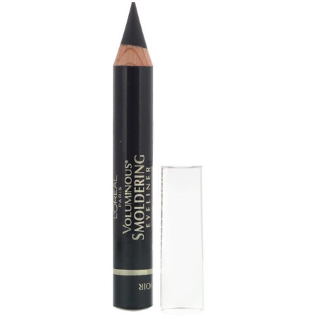 L'Oreal, 볼류미너스 스몰더링 아이라이너, 645 블랙, 0.087oz(2.48g)