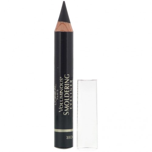 L'Oreal, 볼류미너스 스몰더링 아이라이너, 645 블랙, 0.087oz(2.48g)