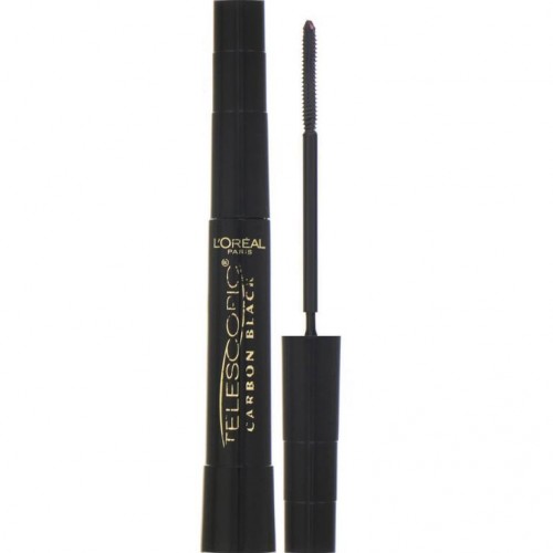 L'Oreal, 텔레스코픽 카본 블랙 마스카라, 카본 블랙 935, 0.27fl oz(8ml)