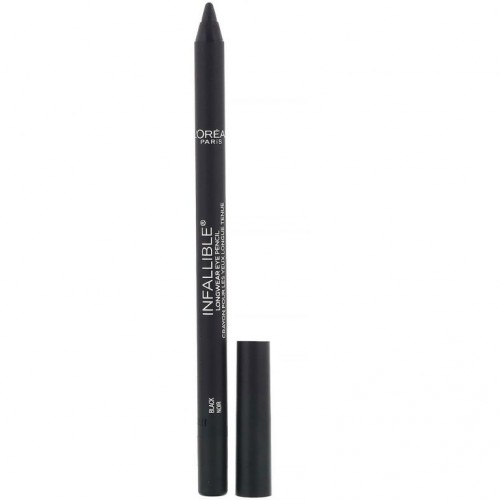 L'Oreal, Infallible Pro-Last 워터프루프 펜슬 아이라이너, 930 블랙, 0.042fl oz(1.2g)