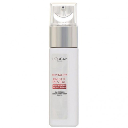 L'Oreal, Revitalift 브라이트 리비얼, 브라이트닝 데이 모이스처라이저, SPF 30, 30ml(1fl oz)