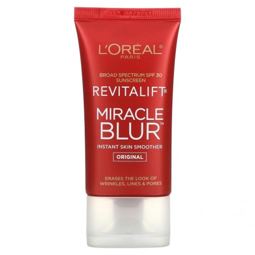 L'Oreal, Revitalift Miracle Blur, 인스턴트 스킨 스무더, 오리지널, SPF 30, 1.18fl oz(35ml)