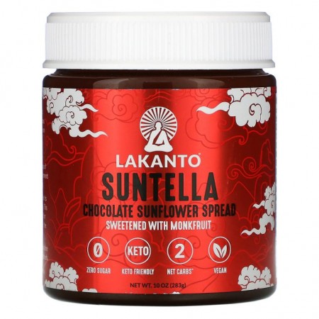 Lakanto, 선텔라, 초콜릿 해바라기씨 스프레드, 10 oz (283 g)