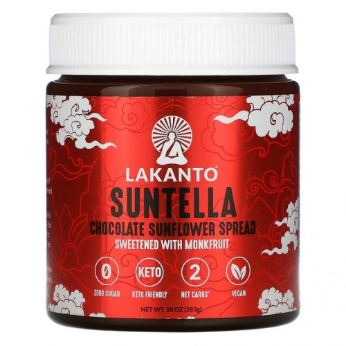 Lakanto, 선텔라, 초콜릿 해바라기씨 스프레드, 10 oz (283 g)