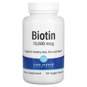 Lake Avenue Nutrition, 비오틴, 10,000mcg, 베지 캡슐 120정
