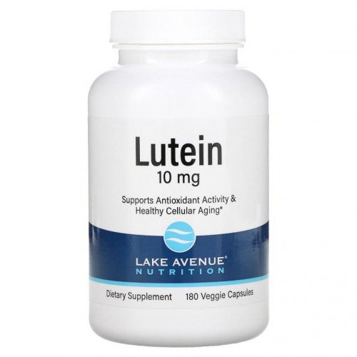 Lake Avenue Nutrition, 루테인, 10mg, 베지 캡슐 180정