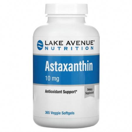 Lake Avenue Nutrition, 아스타잔틴, 10mg, 베지 소프트젤 365정