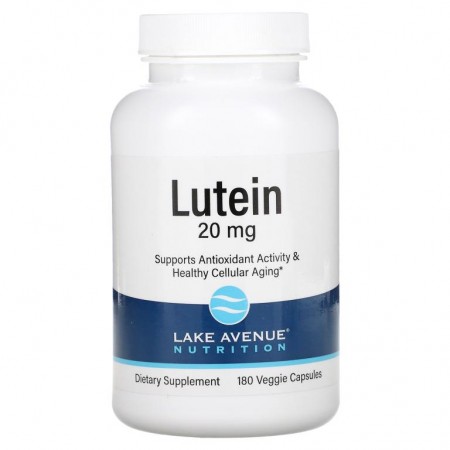 Lake Avenue Nutrition, 루테인, 20mg, 베지 캡슐 180정