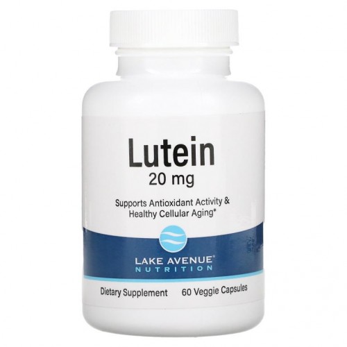 Lake Avenue Nutrition, 루테인, 20mg, 베지 캡슐 60정
