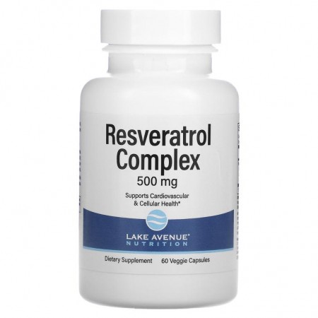 Lake Avenue Nutrition, 레스베라트롤 복합체, 500mg, 캡슐 60정