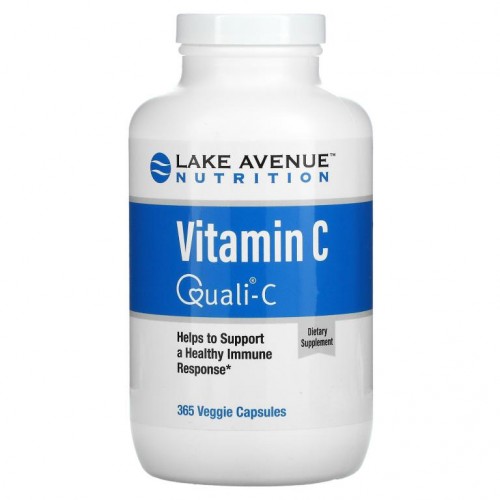 Lake Avenue Nutrition, 비타민C, Quali-C, 1,000mg, 베지 캡슐 365정