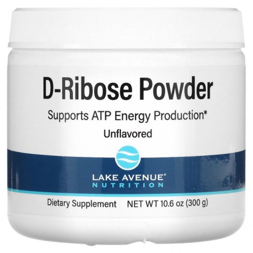 Lake Avenue Nutrition, D-리보오스 파우더, 무맛, 300g(10.6oz)