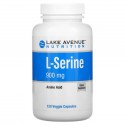 Lake Avenue Nutrition, L-세린, 900mg, 베지 캡슐 120정