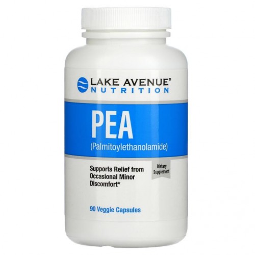 Lake Avenue Nutrition, 팔미토일에탄올아마이드(PEA), 베지 캡슐 90정
