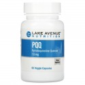 Lake Avenue Nutrition, PQQ(피롤로퀴놀린 퀴논), 10mg, 베지 캡슐 60정