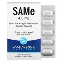 Lake Avenue Nutrition, SAMe(s-아데노실-l-메티오닌 다이설페이트 토실레이트), 400mg, 60정