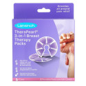 Lansinoh, TheraPearl, 3-in-1 브레스트 테라피, 개폐식 포장 및 소프트 커버 2개